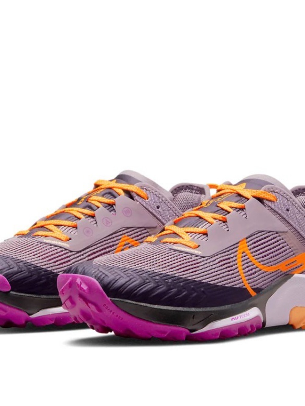 Nike Air Zoom New Terra Kiger 8 ‘ Purple Smoke Total Orange ‘Running Shoes